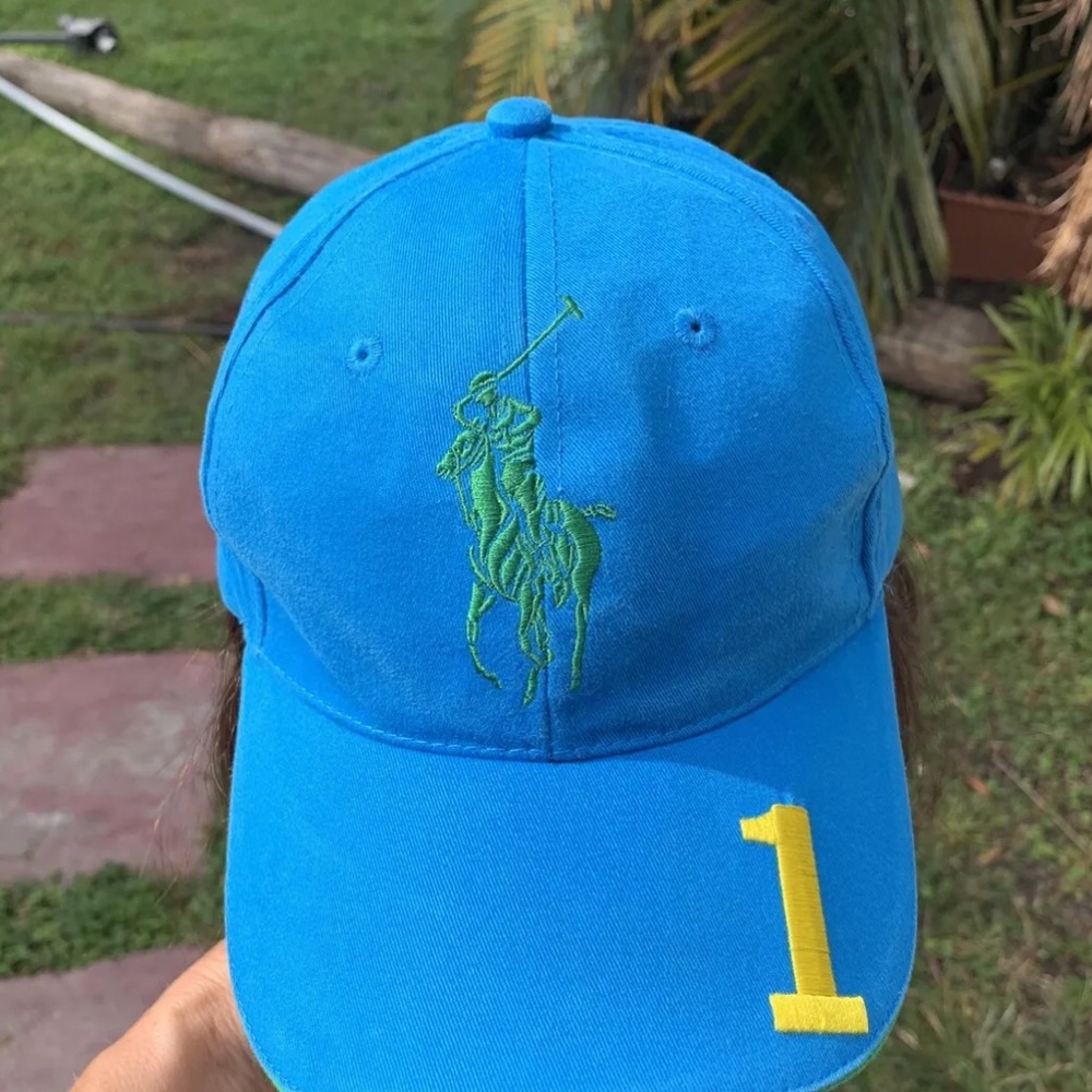 Ralph Lauren Fragrance Baseball Cap—Turquoise
